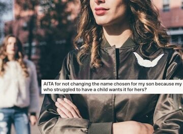 Woman Asks If She's In The Wrong For Refusing To Change Baby's Name