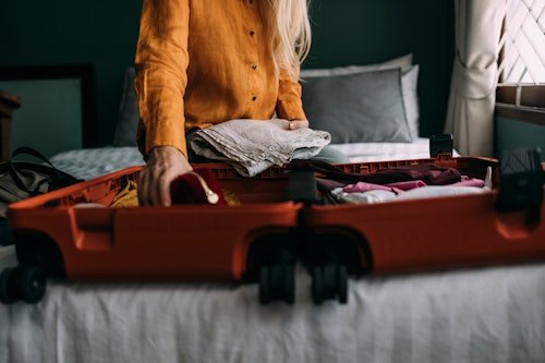 gettyimages-1393740800 Yes, You Should Deep-Clean Your Luggage When You Return Home. Here's How.