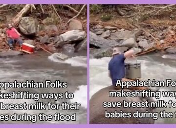 Husband Saves Wife's Breastmilk Through Hurricane Helene Floodwaters