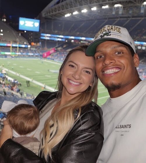 Allie Kuch Gets Real About Being A Sports Wife, New Mom Life & Negative Self-Talk