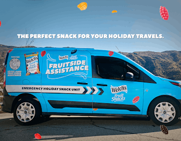 This Welch’s Fruit Snacks Stunt Is Going To Make Your Holiday Road Trip So Much Sweeter