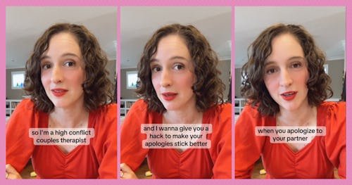 apologies001 High-Conflict Couples Therapist Offers Advice To Improve Apologies
