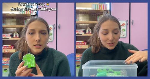 cop001 Pediatric Speech & Language Pathologist Urges “Don’t Be A Cop During Playtime”