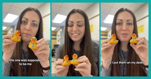 ducks001 Warning From A Teacher: Beware What You Put On Your Desk
