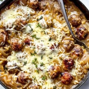 french-onion-meatballs-with 12 Ground Beef Recipes That Aren't Tacos Or Spaghetti