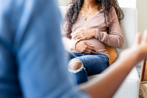 unrecognizable-mother-gestures-as The Florida Department of Health Launched A Website for "Strong Florida Moms" To Push Pro-Life Values