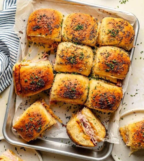 ham-_-cheese-sliders 11 Leftover Ham Recipes To Use What's Left Of Your Easter Feast