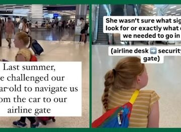 This Girl Guiding Her Family Through The Airport Is A Reminder To Let Kids Try