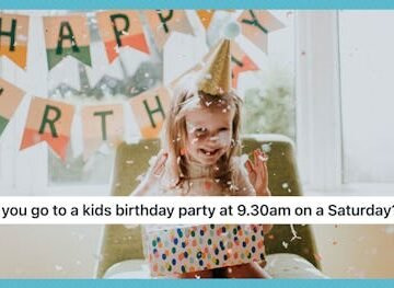 Reddit User Wonders If A 9:30 A.M. Birthday Party Is "Too Early"