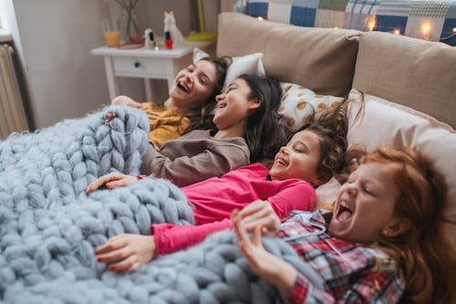 portrait-of-four-best Everyone's Fine With A Sleepover Until It's Time To Send Their Kids To One