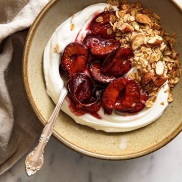 roasted-plum-compote-1 11 Recipes To Use Up Yogurt, So You Can Finish The Giant Tub In Your Fridge