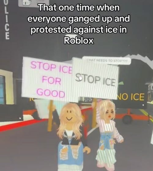 Kids On Roblox Are Protesting ICE