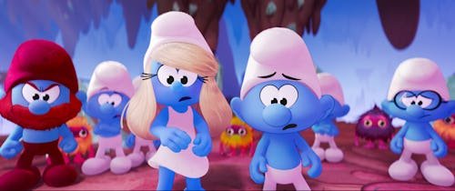 smu-ff-060_0 Watch New 'Smurfs' Movie Behind-The-Scenes Sneak Peek With Rihanna — EXCLUSIVE