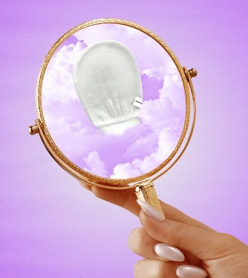 The Absolute Best Exfoliating Glove That Literally Sloughs Off Your Skin