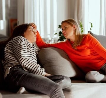 a-mother-talks-with How To Help Your Child If They’ve Been Diagnosed With An Eating Disorder