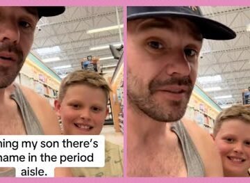 Hey Dads: Go Buy Some Pads & Tampons With Your Son