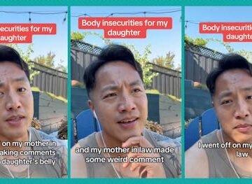 Dad Calls Out Mother-In-Law After Body Shaming Daughter's Stomach