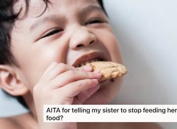 Redditor Wants To Know "AITA" For Scolding Her Sister For Feeding Baby Junk Food